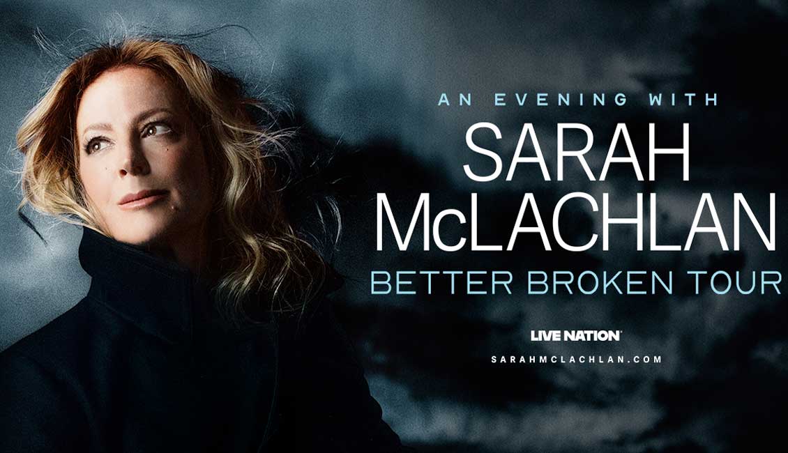 Sarah McLachlan announces Better Broken Tour