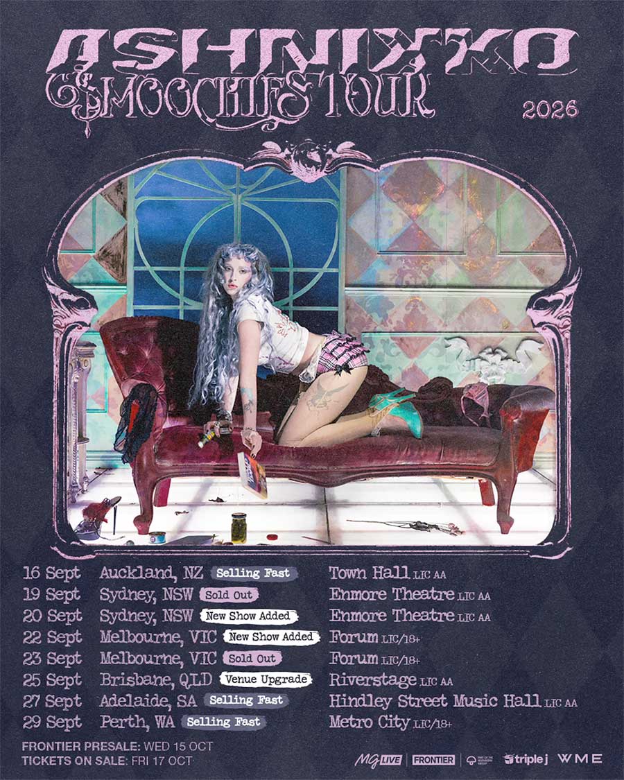 Ashnikko Australian Tour 2026 poster