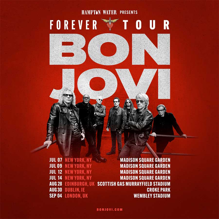Bon Jovi announce The Forever World Tour 2026 poster