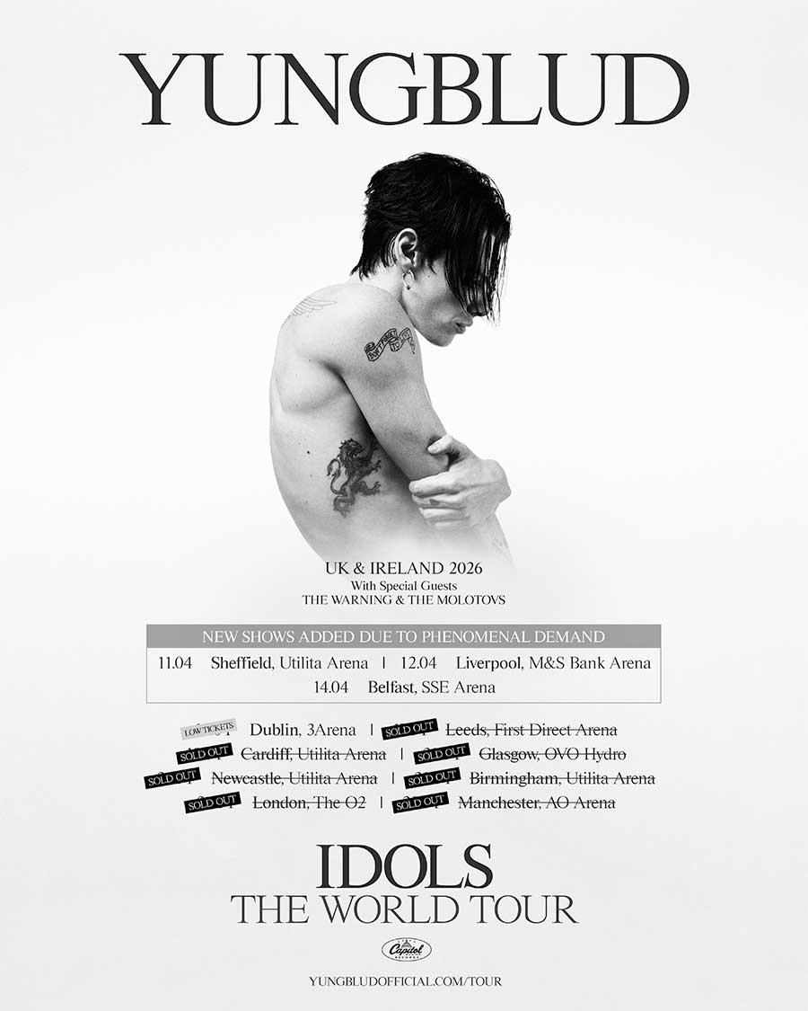 Yungblud adds additional UK dates 2026 poster