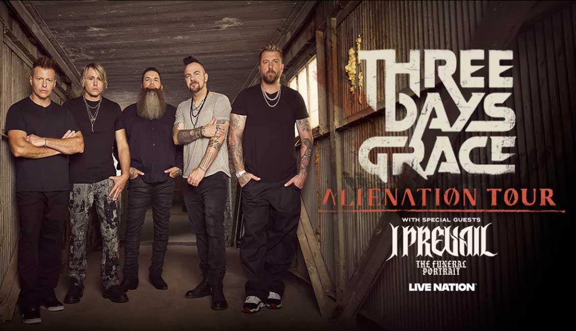 Three Days Grace Alienation Tour 2026