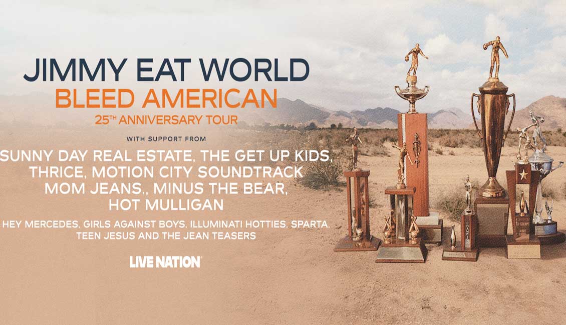Jimmy Eat World announced Bleed American 25th Anniversary Tour