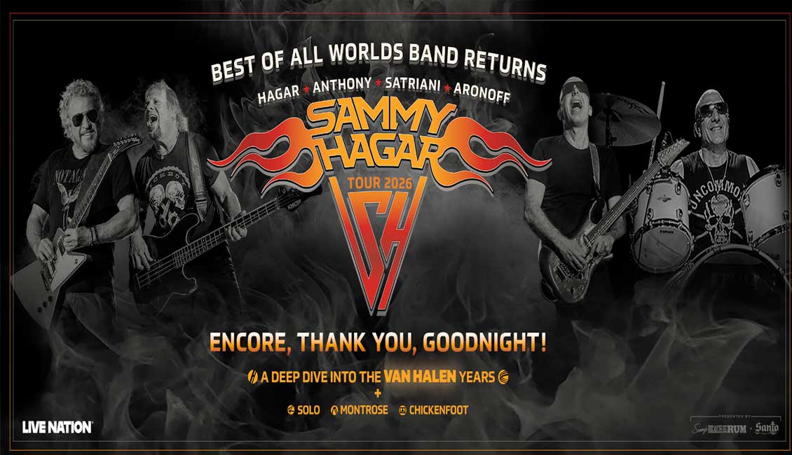 Sammy Hagar announces 2026 Tour