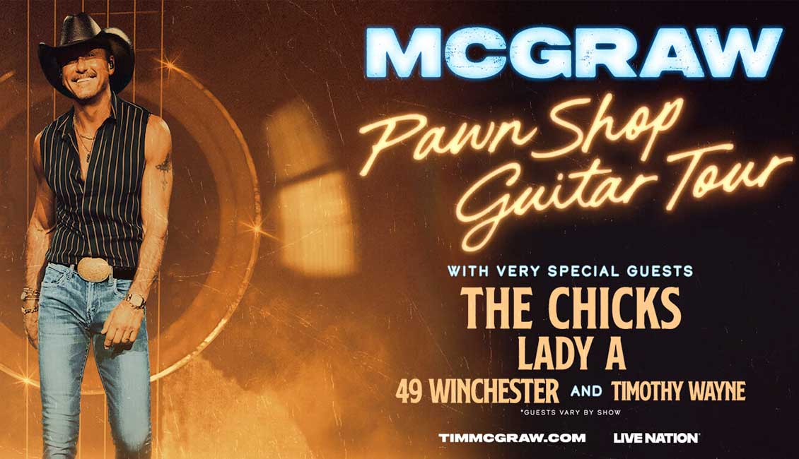 Tim McGraw announces The Pawn Shop Guitar Tour