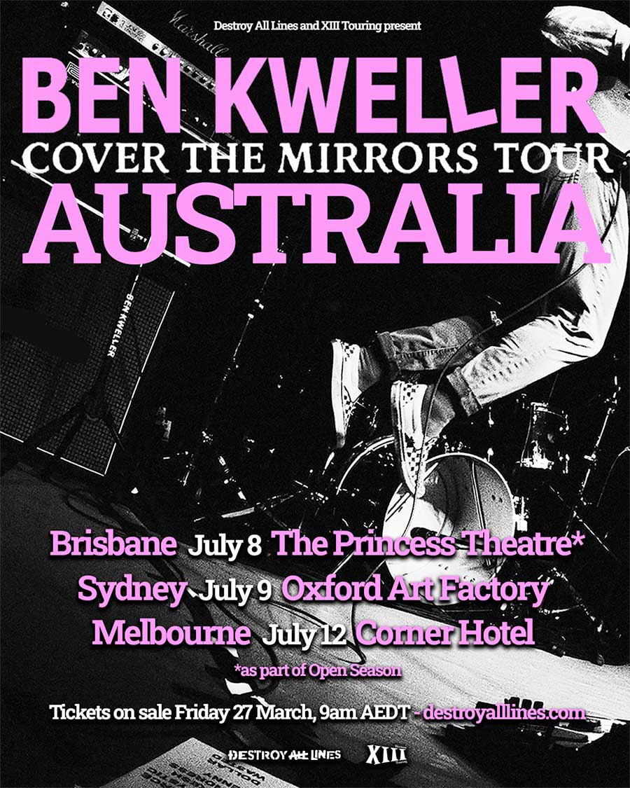 Ben Kweller announces Australian tour poster