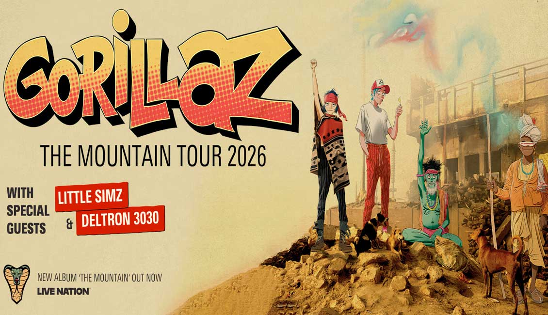 Gorillaz announce The Mountain Tour USA 2026
