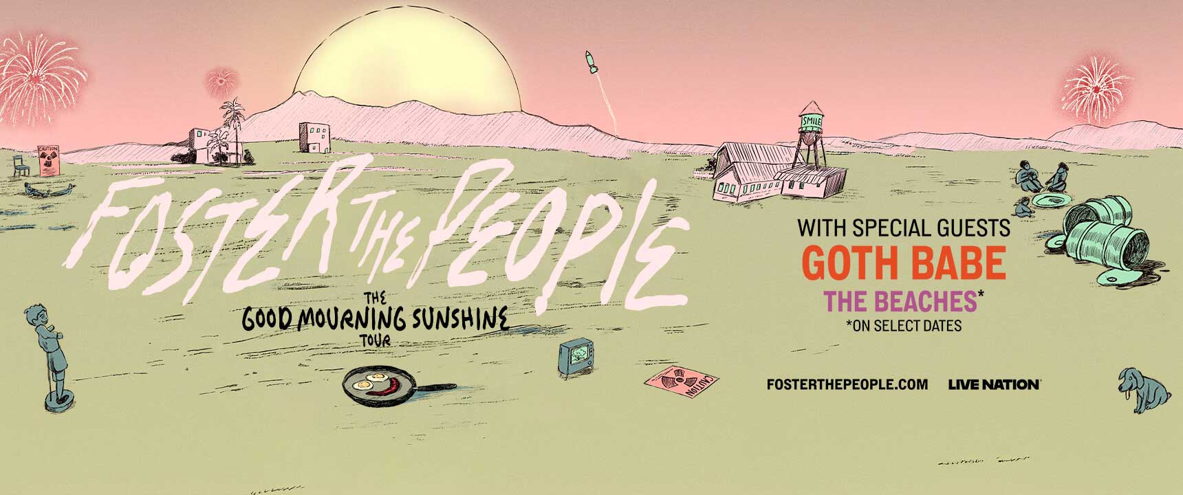 Foster The People announce The Good Morning Sunshine Tour 2026