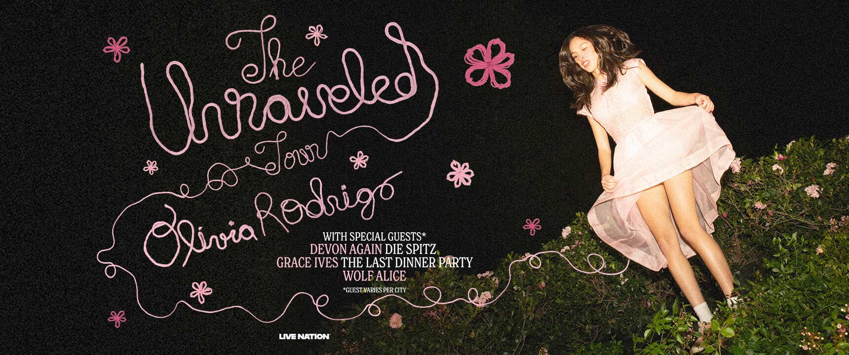 Olivia Rodrigo announces The Unraveled Tour 2026 and 2027