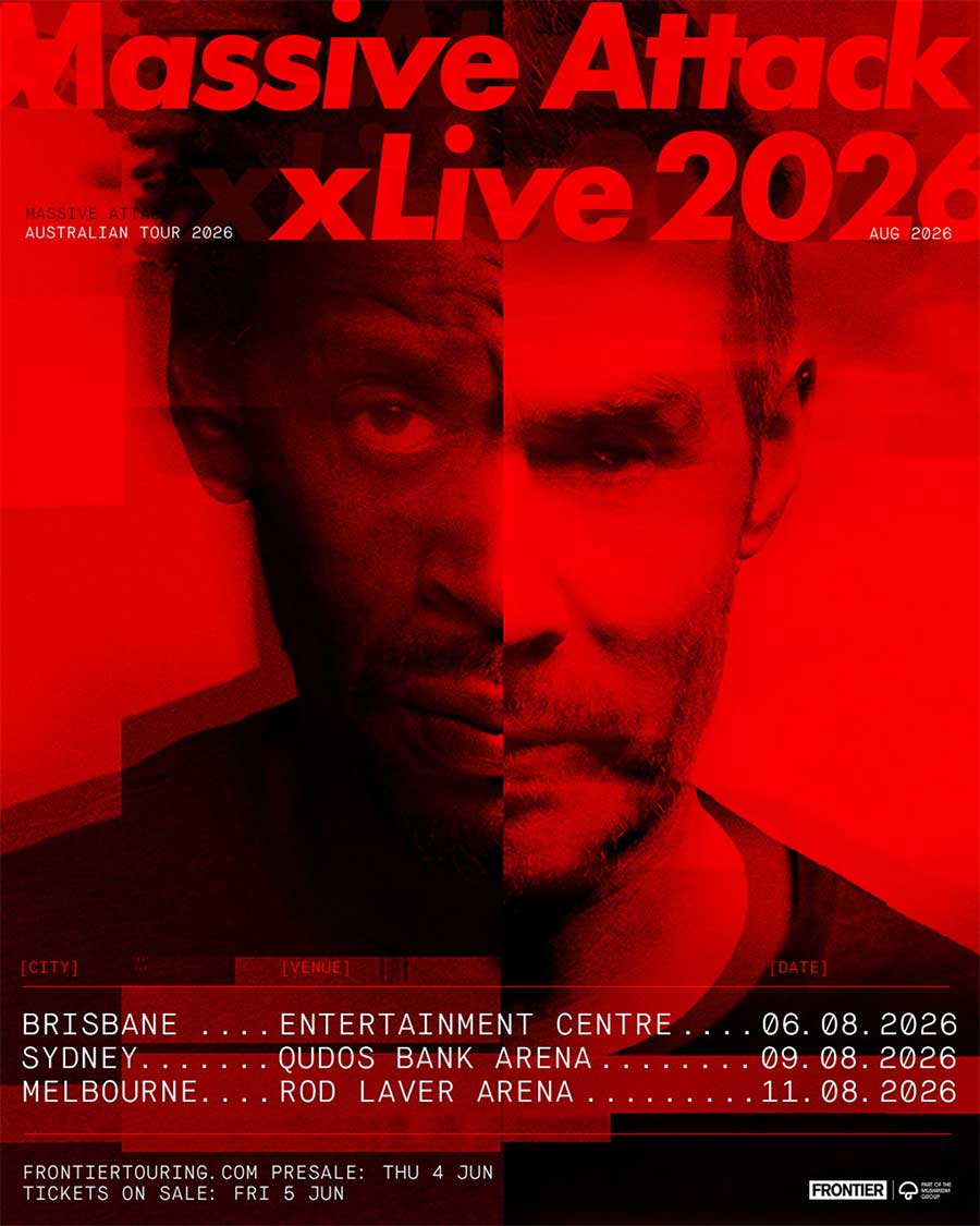 Massive Attack announce Australia 2026 poster